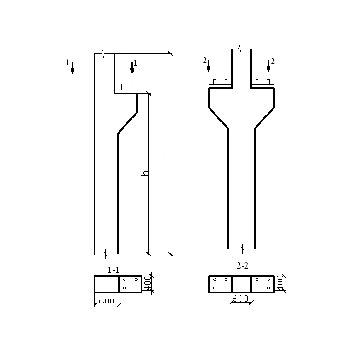 Колонна железобетонная 9к 132-11